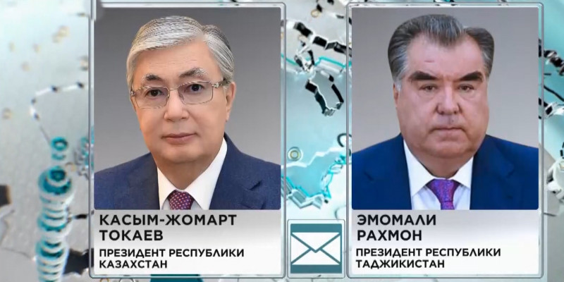 К. Токаев поздравил президента Таджикистана с 30-летием независимости страны