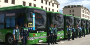 Водители нового автобусного парка Шымкента отказались выходить на работу