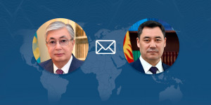 Касым-Жомарт Токаев направил поздравительную телеграмму ко Дню независимости Кыргызстана