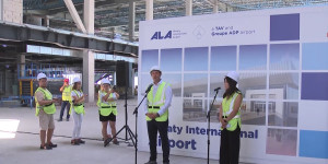 Алматы әуежайының жаңа терминалы 70% аяқталды