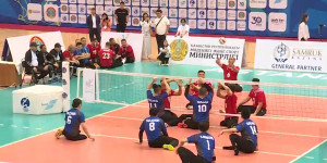 Сборная Казахстана по пара-волейболу стартовала с победы на чемпионате Азии