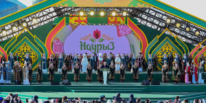 Президент посетил мероприятия по случаю празднования Наурыз мейрамы