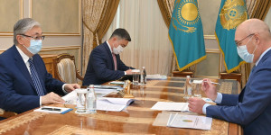 Президент встретился с председателем Агентства по стратегическому планированию и реформам
