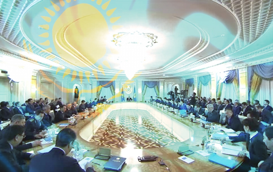 Расширенное заседание Правительства с участием Президента Казахстана