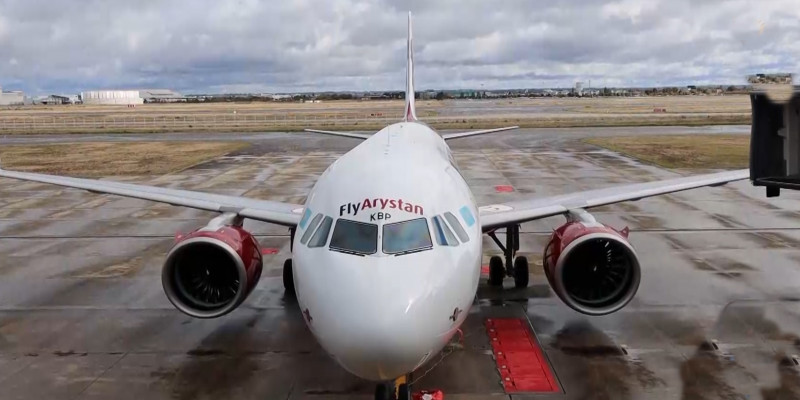 Воздушный парк FlyArystan пополнился Airbusом нового поколения