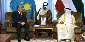 Президент Казахстана провел встречу с Наследным принцем Кувейта