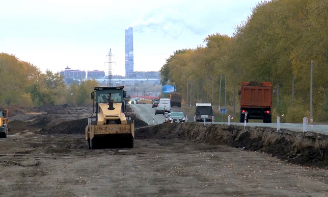 Ведется ремонт международной трассы «Петропавловск - Курган»