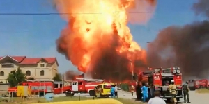 Пожар на АГЗС в Шымкенте: состояние пострадавшего – крайне тяжелое