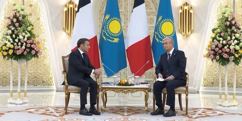 Макрон назвал Казахстан другом Франции