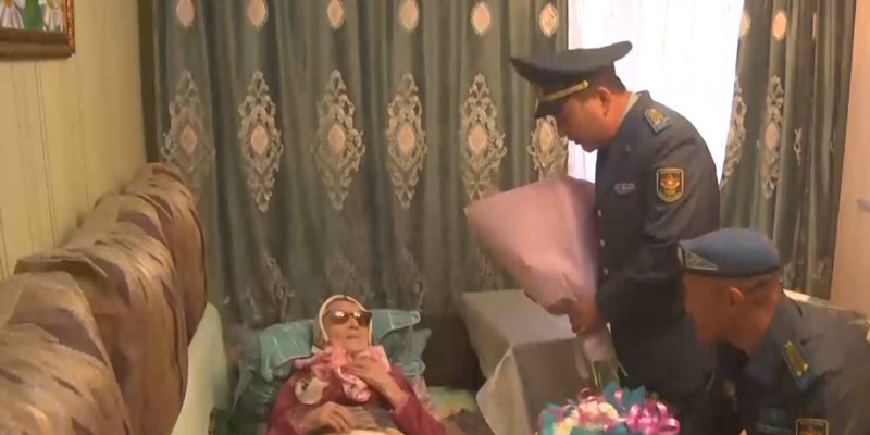 Ветерану ВОВ Оксане Бетебаевой исполнилось 103 года