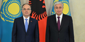 Мемлекет басшысы Албания Президентімен келіссөз жүргізді