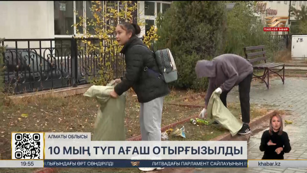 Алматы облысында 300 тоннадан астам қоқыс шығарылды