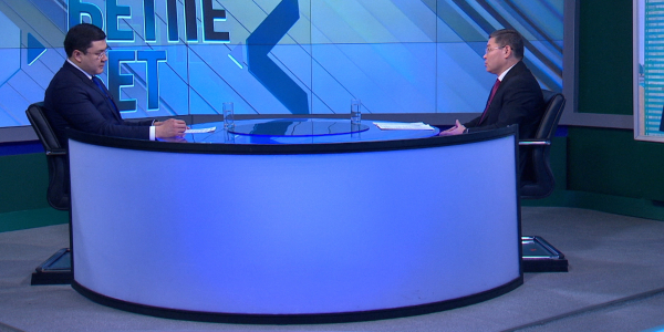 Nur Otan партиясының XVIII съезі. Қаныбек Жұмашев. &laquo;Бетпе-бет&raquo;