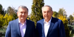 Нурсултан Назарбаев встретился с Президентом Узбекистана Шавкатом Мирзиёевым