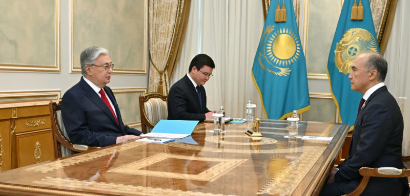 Президент принял уполномоченного по защите прав предпринимателей Каната Нурова