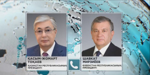 Өзбекстан Президенті Жамбыл облысындағы қайғылы жағдайға байланысты көңіл айтты