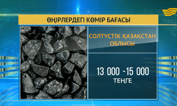 Еліміздің аймақтарындағы көмір бағасы туралы ақпарат