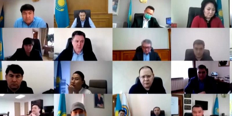 Аким Алматы провел онлайн-конференцию с представителями антикоррупционного агентства