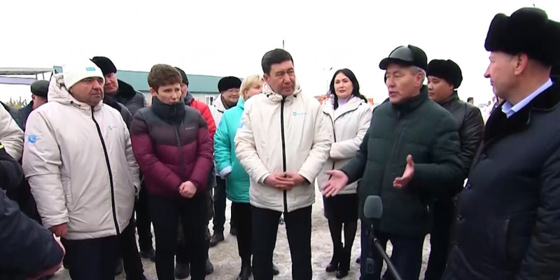 Кандидаты партии AMANAT встретились с сельхозтоваропроизводителями района Магжана Жумабаева