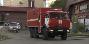 Пожарные отработали навыки тушения пожаров в многоэтажках Усть-Каменогорска