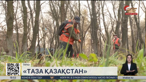 150 парков очищено в Жамбылской области в рамках акции &laquo;Таза Қазақстан&raquo;