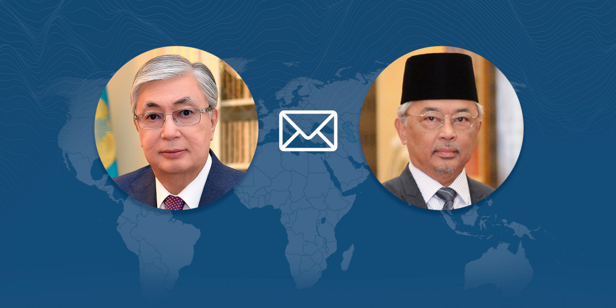 Глава государства направил поздравительную телеграмму Верховному правителю Малайзии