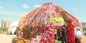 Большой цветочный фестиваль проходит в Астане