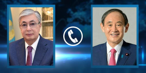 Глава государства переговорил по телефону с премьер-министром Японии