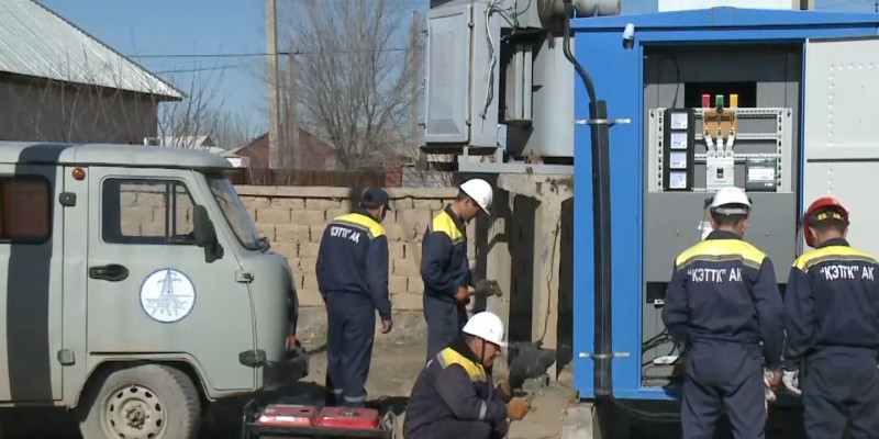 Реконструкция электрических сетей началась в селах Кызылординской области