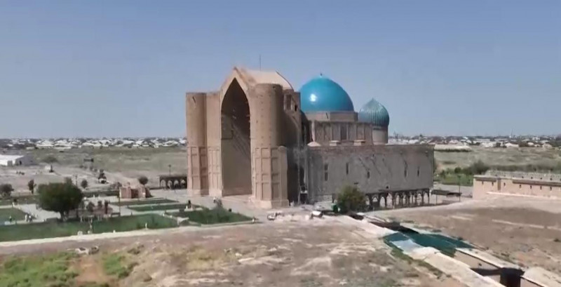 Биыл Түркістандағы Қожа Ахмет Яссауи кесенесінің күмбезі реставрациядан өтеді