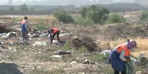 Несанкционированный мусорный полигон устроили на побережье реки Бадам