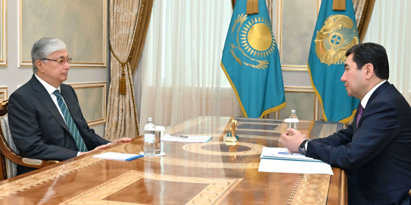 Президент принял Председателя Мажилиса Ерлана Кошанова