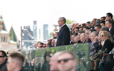 Қ. Тоқаев Жеңіс күніне орай ұйымдастырылған әскери парадқа барды