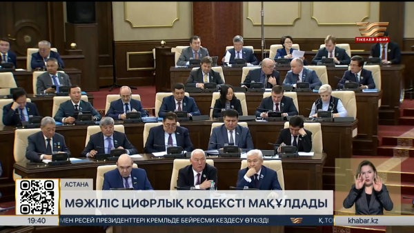 Мәжіліс Цифрлық кодексті мақұлдады