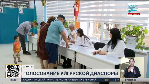 Представители уйгурской диаспоры проголосовали на выборах