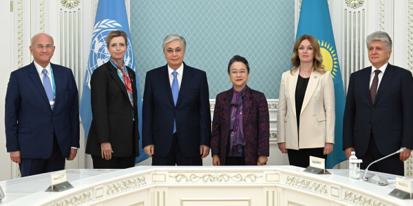 Касым-Жомарт Токаев принял делегацию ООН