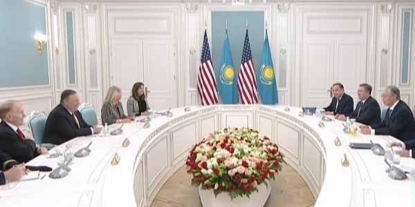 Касым-Жомарт Токаев принял Госсекретаря США Майкла Помпео
