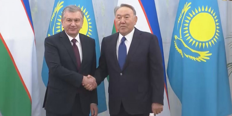 Елбасы Өзбекстан президенті Шавкат Мирзиёевпен кездесті
