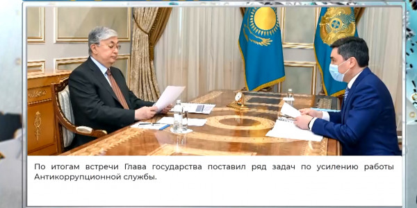 Глава РК принял председателя Агентства по противодействию коррупции