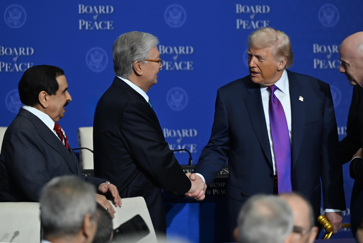 Касым-Жомарт Токаев выступил на инаугурационном заседании Совета мира