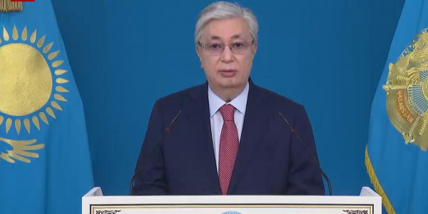 ҚР Президенті Дүниежүзілік денсаулық сақтау ассамблеясының 74-ші сессиясының жабылу салтанатында бейнеүндеу жасады