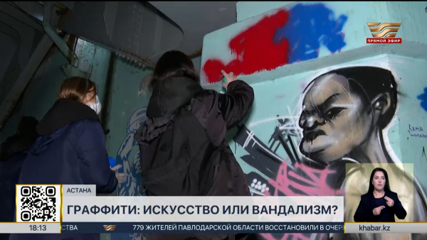 Волонтеры удалили более 80 тысяч наркораффити в РК