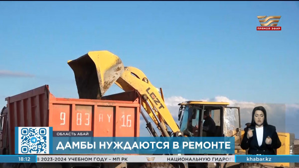 Дамбы нуждаются в ремонте в области Абай