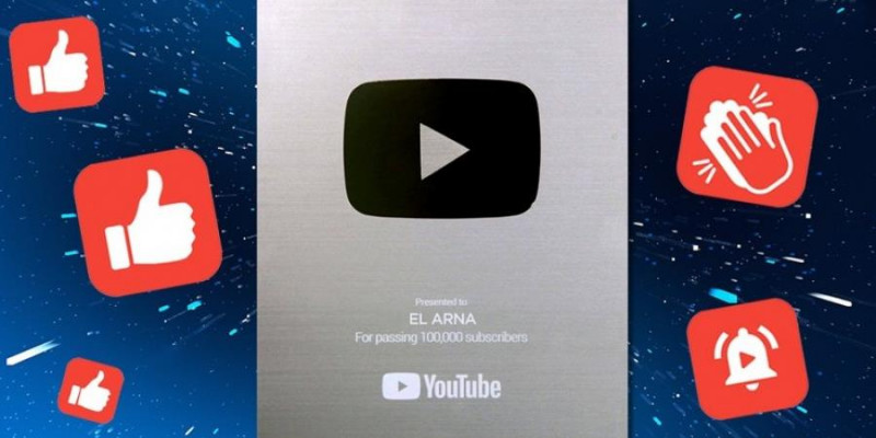 Телеканал EL ARNA получил «серебряную кнопку» YouTube