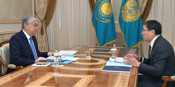 Президент Алматы қаласының әкімі Ерболат Досаевты қабылдады