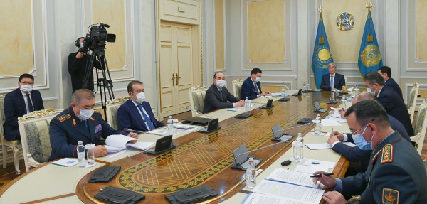 Президент Жамбыл облысында болған жарылысқа байланысты шұғыл жиналыс өткізді