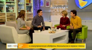 &laquo;Жаңа күн&raquo;. Продюсер, ведущая программы &laquo;Магия кухни&raquo; Наталья Гавриленко, ведущий программы &laquo;Сиқырлы ас үй&raquo;, шеф-повар Манас Скак
