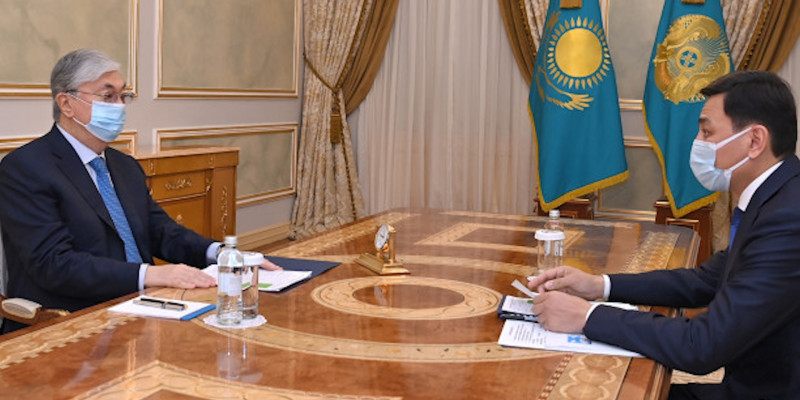 Алтай Көлгінов Президентке елорданың әлеуметтік-экономикалық және инфрақұрылымдық дамуы жөнінде есеп берді