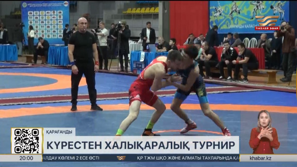 Қарағандыда күрес түрлерінен халықаралық турнир өтті