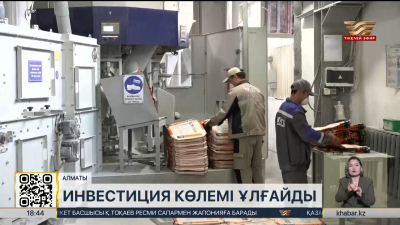 Алматы экономикасына салынған инвестиция көлемі артты